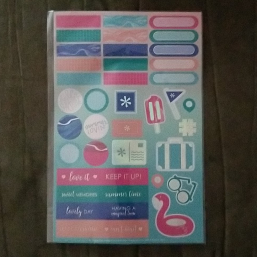 Erin Condren Summer Sticker Sheets - Picture 2 of 3